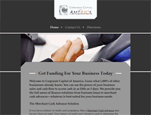 Tablet Screenshot of corpcoa.com